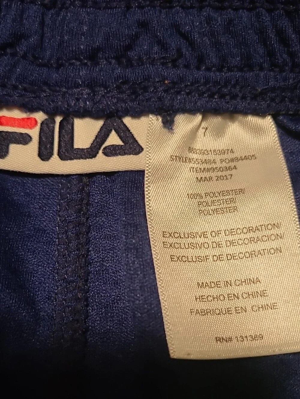Fila kids athletic